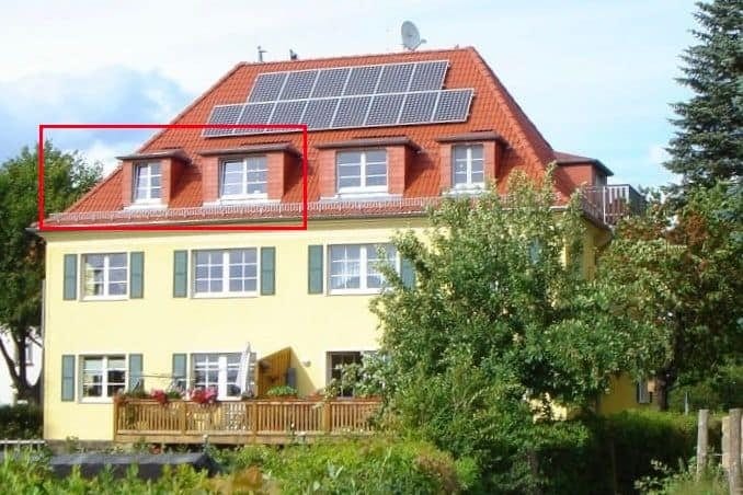 Eigentumswohnung in Dresden, 3 Raum im Dachgeschoss mit Balkon