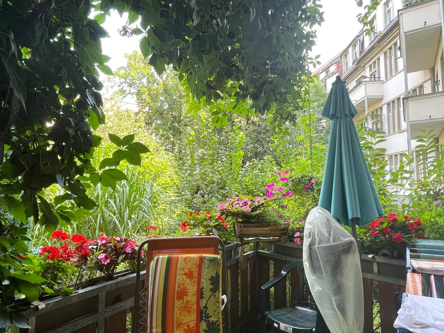 Eigentumswohnung in Dresden-Strehlen mit Balkon in den Innenhof